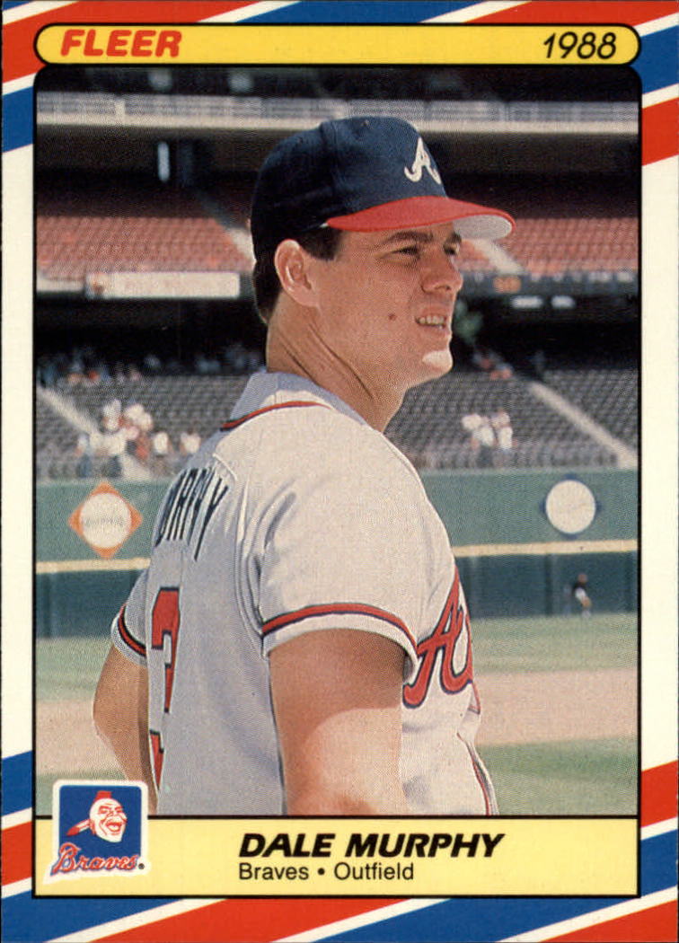 1988 Fleer Superstars Baseball Cards   025      Dale Murphy